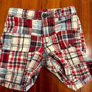 Jamie and Jack 2T plaid shorts
